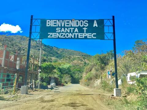 Entrada al territorio Chatino